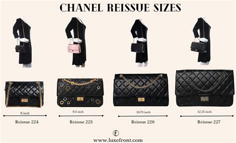 chanel reissue series 18|chanel 2.55 reissue flap size.